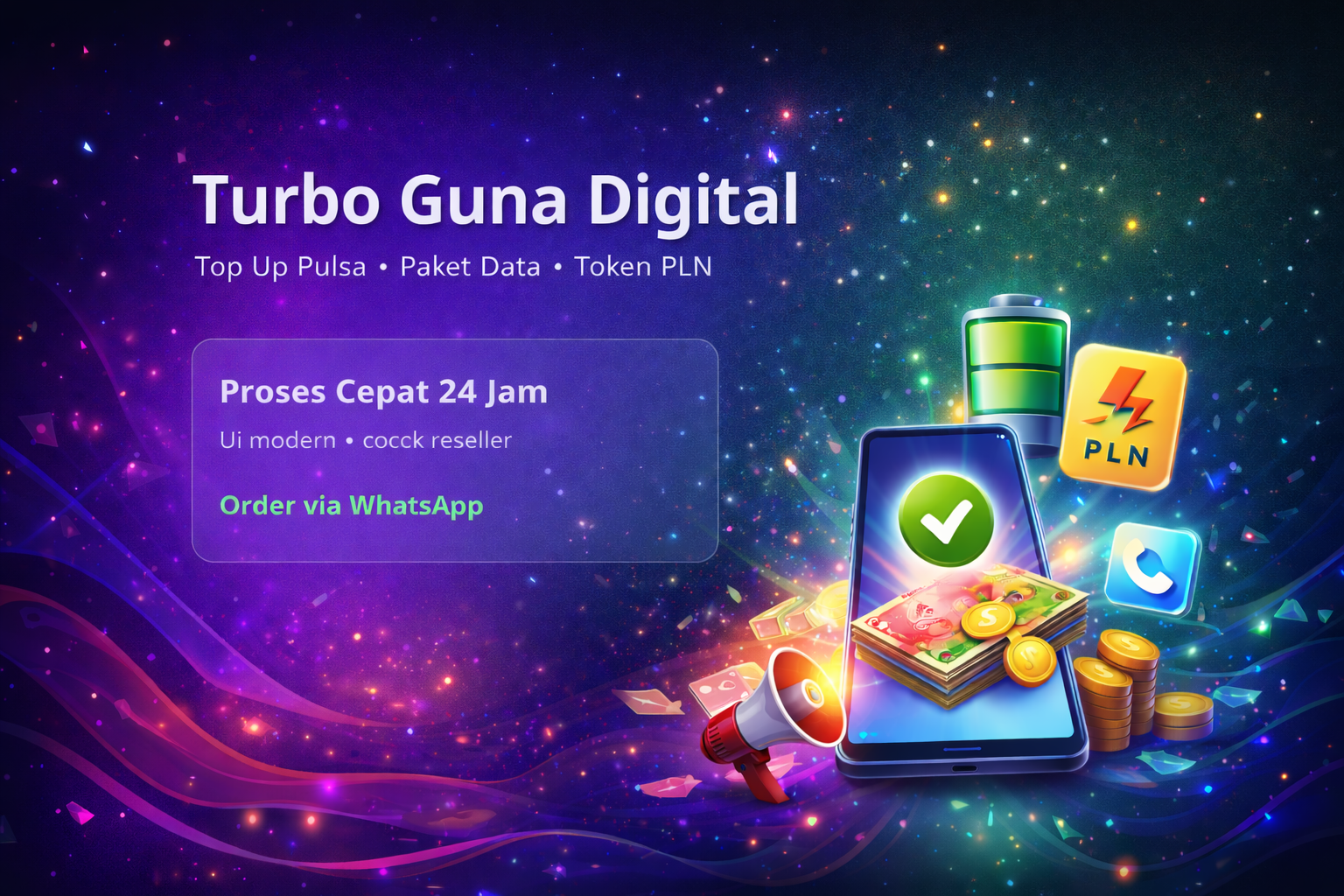 Turbo Guna Digital Hero Banner